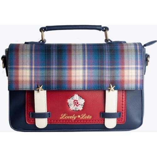 Preppy Style Messager Bag Schubert Rose JK One Shoulder Bag