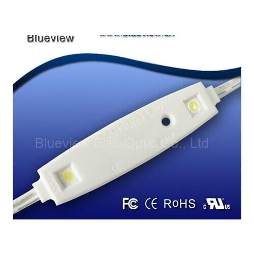 UL listed Epistar 2 pcs 5050 LED module for led sign ,PVC Housing 5 years guarantee ,white color