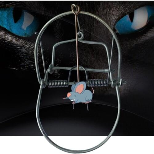 1PCS Metal Mouse Trap Professional Rat Trap with Spring Snap Rodent Squirrel Control Mouse Catcher Pest Control Tool