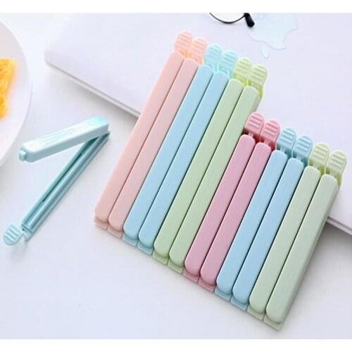 10Pcs Food bag seal clip Food storage Kitchen tools Food Clip Potato Chips Bag Ziplock Clip Portable Snack Sealing Clip