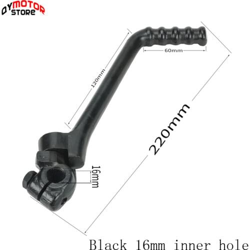 13mm 16mm Hole Kick Start Lever Start Pedal For 50cc 70cc 90cc 110cc 125cc 140cc 150cc 160cc KAYO SSR SDG BSE Dirt Pit Bike