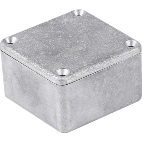 1590LB Silver Aluminium Enclosure Case Mini Electronic Instrument Enclosure Guitar Effects Pedal