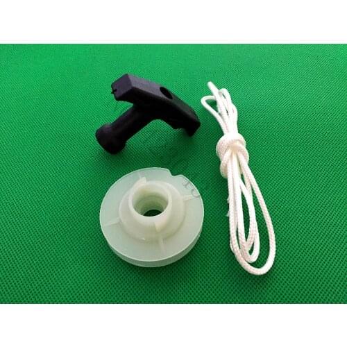 2500 Chainsaw Recoil Starter Handle Rope Pulley 2T Kit For 25cc 2500 Chain Saw spares