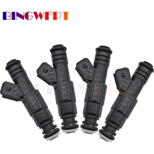 4PCS Fuel Injector Nozzle 0280156094 For Chinese Car 00-14 Great Wall pickup saifu fukuda of John Deere 4Y 2.2L L4