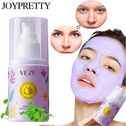 Amino Acid Moisturizing Bubble Facial Mask Deep Cleansing Oil Control Skin Rejuvenation Shrink Pore Foam Black Mask