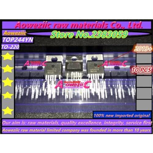 Aoweziic 2019+ 100% new imported original TOP244 TOP244YN TO-220 power management IC