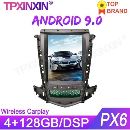 Tesla Style Android 9.0 128G For Cadillac SRX 2013-2018 Car GPS Navigation Stereo Head Unit Multimedia Player Auto Radio Carplay