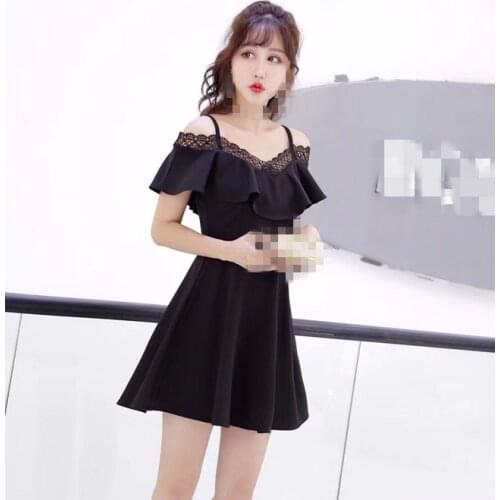 ZC2056 2020 new spring and summer women fashion pure color Sexy slim shoulder-straps dress cheap wholesale
