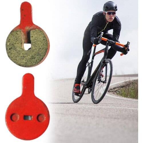 2 Pair Bicycle Brake Pad Smooth Braking Well Adaptability Low Noise Semimetal Resin Disc Brake Pad Cycling Bike Disc Brake Pads