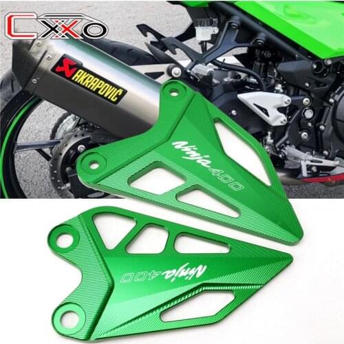 For Kawasaki z400 Ninja 400 Z400 ninja400 2017 2018 2019 2020 Motorcycle Accessories Foot Peg Heel Protection Guard Protector