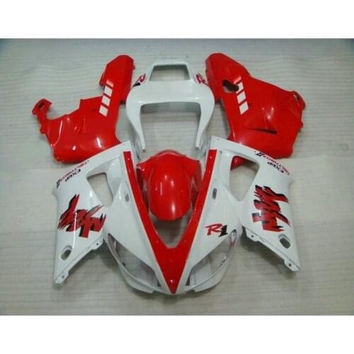 Motorcycle injection molded fairings kit for YAMAHA 1998 1999 YZF R1 98 99 red white ABS plastic fairing kits