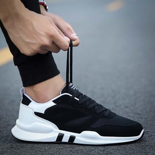 Men Casual Shoes 2020 Men Shoes Outdoors Brand Fashion Sneakers Shoes Light Men Sneakers Breathable Black Chaussures Homme