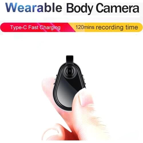 1080P HD Wearable MINI Camcorder Small keychain Necklace Camera DV DVR Video Recorder Portable Sports Micra Body Cam Max 128G