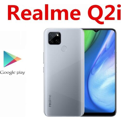 Original Realme Q2i 5G Mobile Phone 6.5" 1600X720 5000mAh 18W Fast Charger 4GB RAM 128GB ROM Dimensity 720 Octa Core Fingerprint
