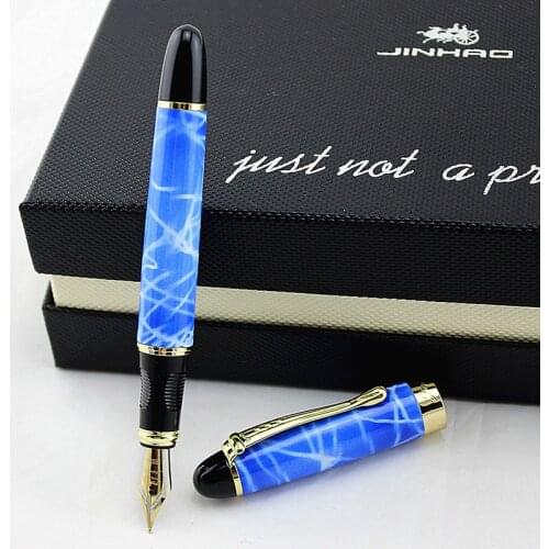 Iraurita Fountain Pen High Quality Full metal Golden Clip luxury pen office school Stationery material supplies 03813