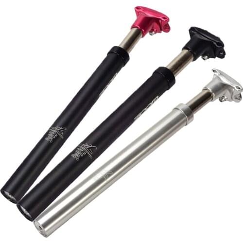 MTB Bicycle Suspension Travel Seatpost Shock Absorber Mountain Bike Seat Post Damping Seat Tube 27.2/31.6mm *350MM Bike Parts