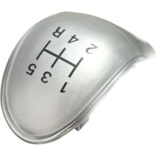 5 speed/6 speed Gear Knob Silver Cap Cover Replacment Insert Fits For Ford For Fiesta Focus CMax durable