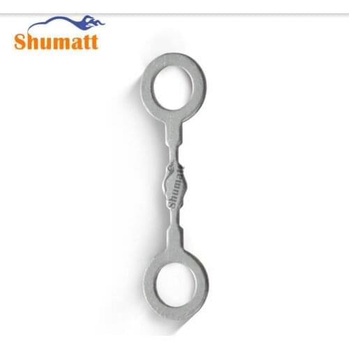 SHUMAT OEM New Aluminum Inner Diameter 8mm Double Hole Oil Return Pipe Gasket Shims Washer Suitable for D-EN-S0 Diesel Fuel Pump