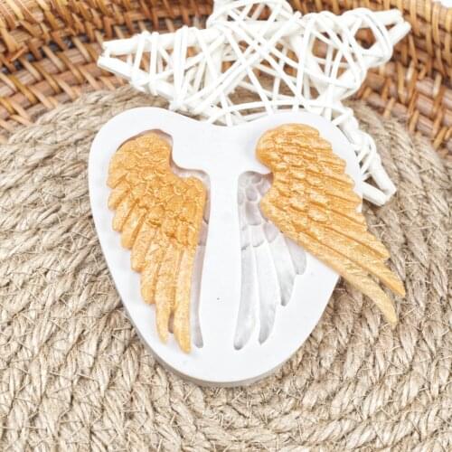 Angel wings Silicone Mold Fondant Cake Decorating Tools Chocolate Gumpaste Molds, Sugarcraft, Kitchen Accessories