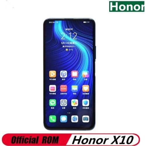 Stock Honor X10 5G Smart Phone Kirin 820 Android 10.0 6.63" 2400X1080 90Hz 8GB RAM 128GB ROM Elevating Camera 40.0MP