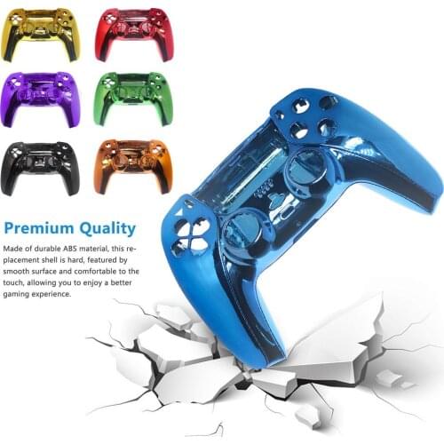 Replacement Shell DIY Housing Case Accessory For PS5 Controller Protective Case Cover Handle Electroplating Games Accessories