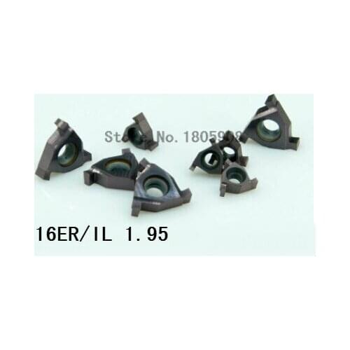 10PCS 16ER/IL 1.95 carbide turning insert ,Cutting inserts, Factory outlets,the lather, slot blade,for Grooving Holder SER /SNL
