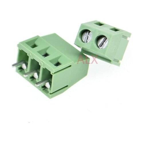 10PCS KF128-2P 3P PCB Screw Terminal block connector pitch 5.0MM 2PIN 3PIN DG128 KF128