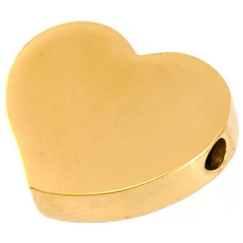 2mm Heart shape pendant Stainless Steel Charm For DIY Jewelry Making Mirror/brush Polished 50pcs