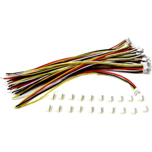 20 SETS Mini Micro ZH 1.5 4-Pin JST Connector with Wires Cables