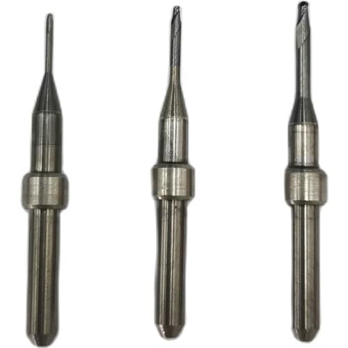 Arum 5 Axis Milling Machine Compatible Diamond Coating Carbide Milling Burs For Zirconia 4mm 6mm Shank Cad Cam End-Mills