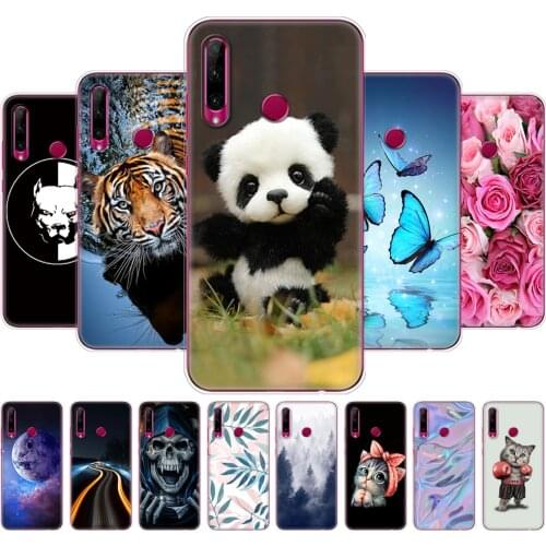 For Honor 10i Case Honor 10i HRY-LX1T Case Silicon tpu Back Cover Phone Case For Huawei Honor 10i Honor10i 10 i 6.21 inch Panda