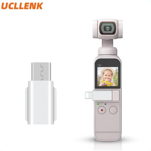 DJI Pocket 2 Adapter Connector for SmartPhone Type-C Micro USB Handheld Gimbal for Osmo Pocket/2 (Sunset White) Camera Accessory