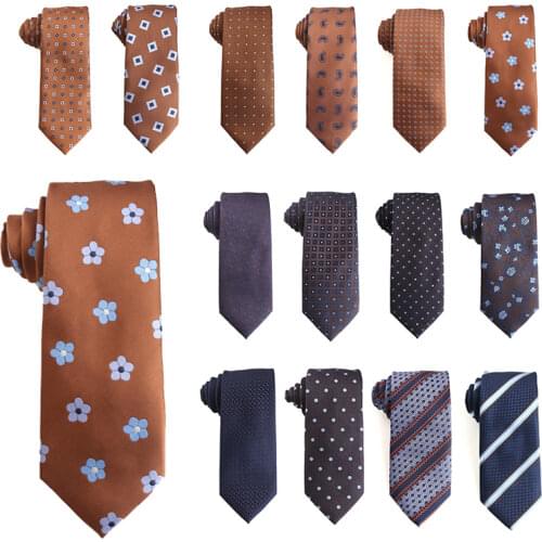 New Arrival Ties for Men Fashion Designer Office Business Pattern Mens Neckties Man Wedding Tie Gift Accessories for Suit Dress