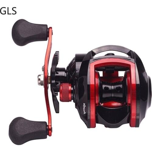 GLS New LK201Series 7.2:1Gear Ratio Baitcasting Reel 17+1 BB Super Light 220g Right Left Hand SaltWater Fishing Tackle