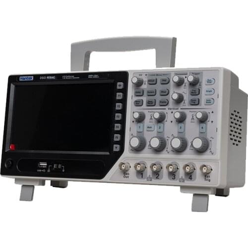 Hantek Official DSO4204B USB Oscilloscopes Digital 4Channels 200Mhz 1GS/s Sample Rate PC LDC Display Electric Osciloscopio