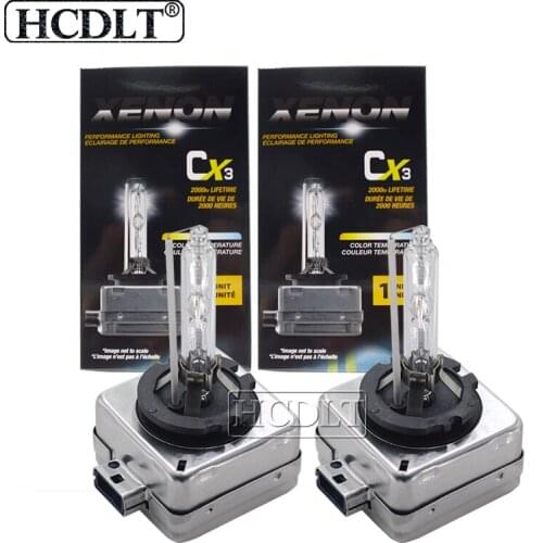 HCDLT 2PCS CX3 35W D8S 6000K Xenon HID Car Headlight Light OEM Quality 66548 4300K 5000K 8000K 55W D8S Xenon Standard HID Lamps