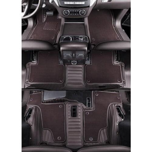 Good quality! Custom special car floor mats for Volvo XC90 7 seats 2021-2015 waterproof double layers car carpets for XC90 2020