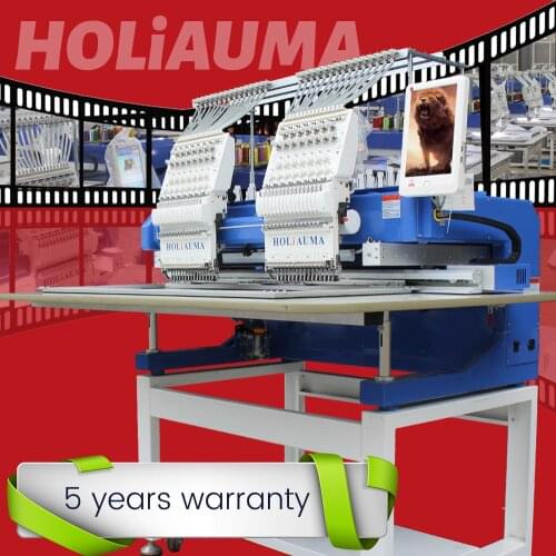 Newest 15 Needles 2 Heads Cap/Tshirt/Flat Embroidery Machine 10 Years Service Guaranteed Embroidery Machine With CE Like Tajima