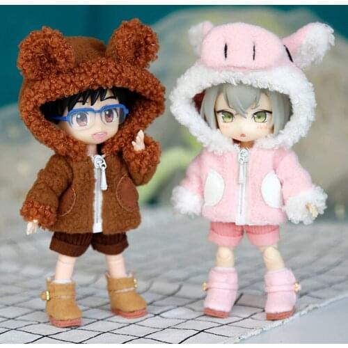 OB11 doll clothes suit suitable for GSC body9 Molly cute animal clothes suit doll accessories