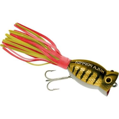 Popper Fishing Lure 50Mm 11G Plastic Hard Bait Soft Rotating Tail Topwater Plopper High Quality Floating Wobblers Many Colors