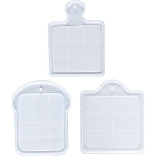 Rectangle Tray Epoxy Resin Mold Home Table Coaster Serving Board Casting Silicone Mould DIY Crafts Jewelry Holder Mold
