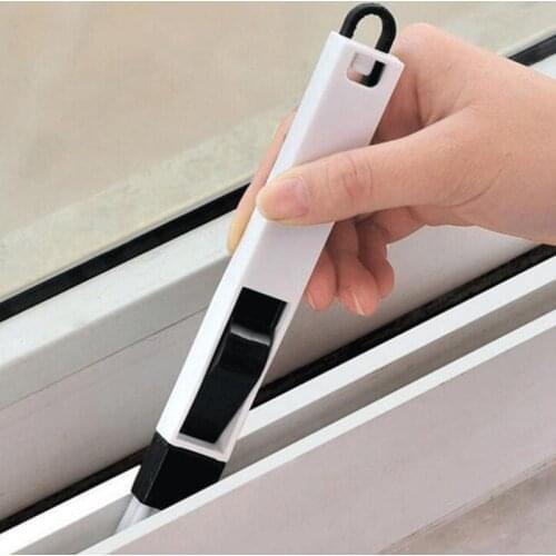 1PC Cleaning Brush with Dustpan Keyboard Window Cleaner Brush Microwave Oven Steam Plastic Cleaner Cleaning Products
