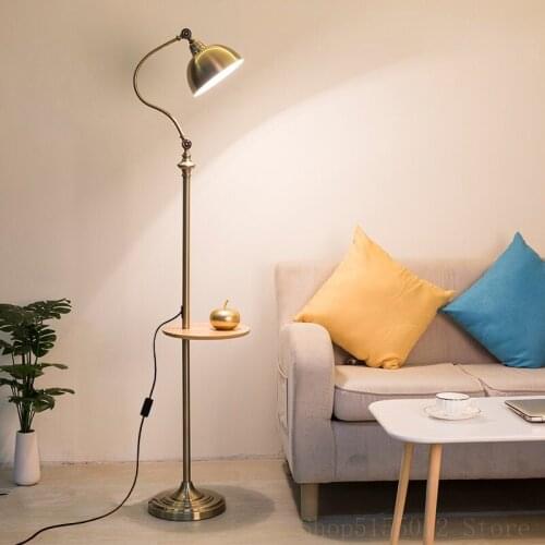 Modern LED Standing Corner Floor Lamp Nordic Retro Iron Adjust The Lamp Head for Living Room Home Decor Sunset Lamp