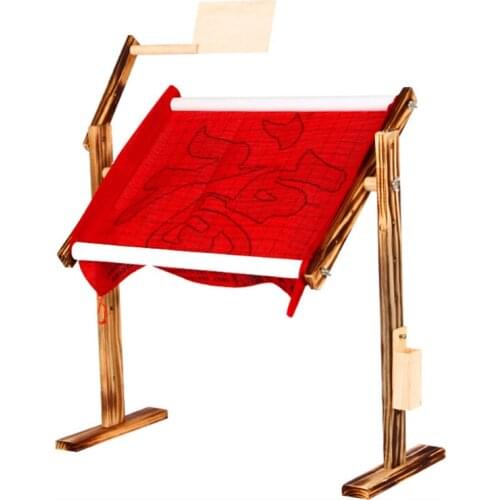 Solid Wood Cross Stitch Rack Adjustable Stand Desktop Cross Stitch Embroidery Frame Cross Stitch Embroidery Frame Tool Accessory