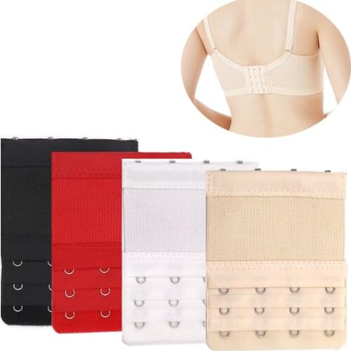4/6pcs Buckle Extended Lengthened Belt Bra Extenders 3 Row 4 Hooks Extension Bra Accessories for Women Undrewear Intimates