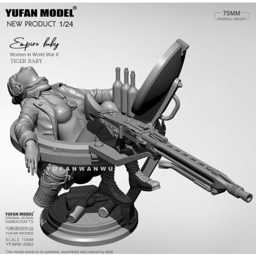1/24 Yufan Model Resin model kits figure DIY self-assembled YFWW-2082