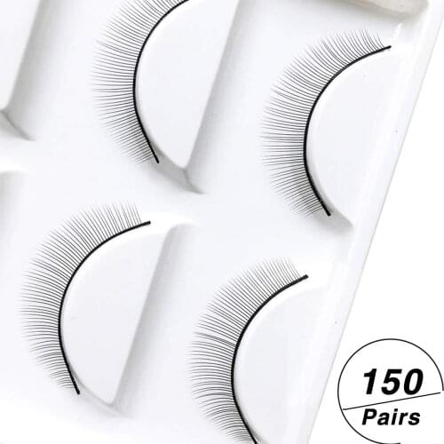 150Paris Practice Eyelashes Extension Supplies Wholsale Training Lashes Eyelash Grafting Tools for Beginners Customized Logo