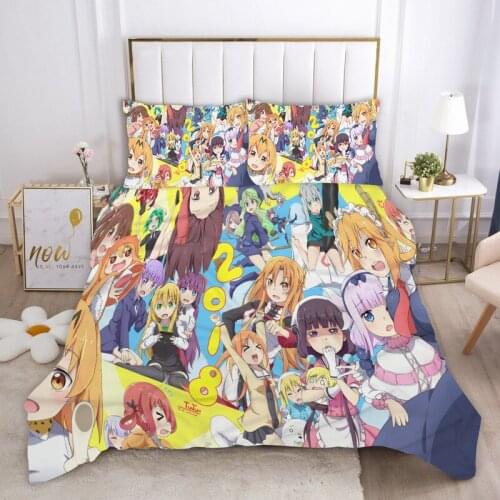 2/3 Piece Murloc Quilt Cover My Magic School 3D Printed Duvet Cover Bedding Throwing Machine Washing Bedding Decorations Bt21