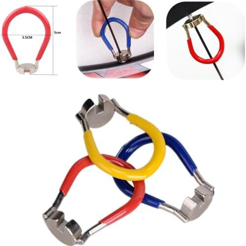 FIRECLUB 3Pcs Multifunction Bicycle Wire Adjust Tools 360° Rotation Spoke Wheel Banner Wrench Mountain Bike Wire Adjuster