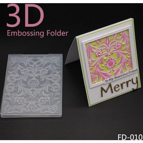 3D New Arrival Scrapbook Circular Design DIY Paper Cutting Dies Scrapbooking Plastic Embossing Folder